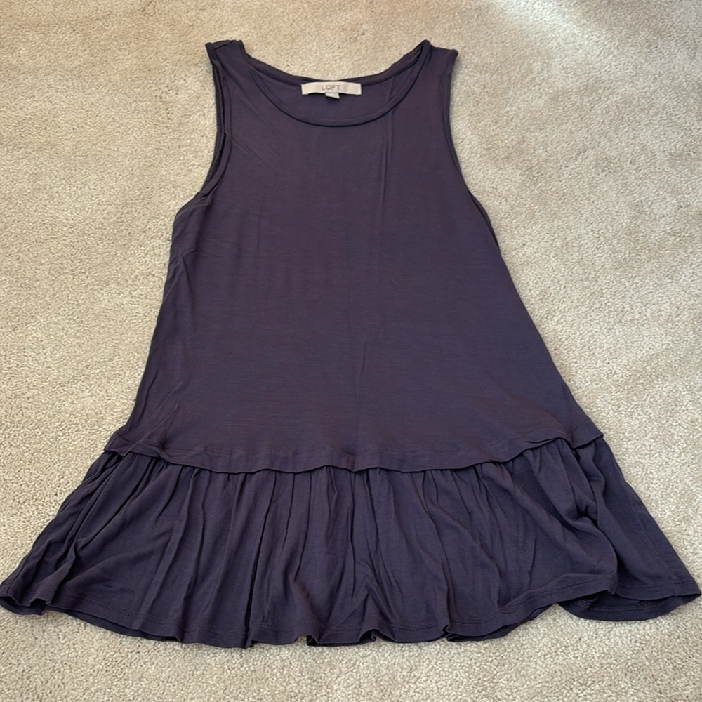 LOFT Dark Purple Tank